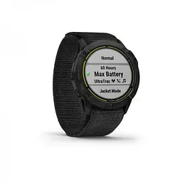 Смарт-годинник Garmin Enduro Carbon Gray Titanium with Black UltraFit Nylon Strap (010-02408-01/11) - мініатюра 8