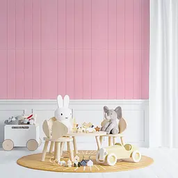 Самоклеюча 3D панель Sticker Wall SW-00001384 Під рожеве дерево 700x700x4мм - мініатюра 5