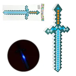 Світловий меч Pixel 8-bit з LED-підсвічуванням у стилі піксель-арт (656-21)