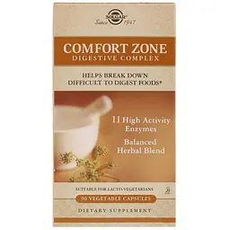 Травний комплекс Solgar Comfort Zone Digestive Complex 90 вегетаріанських капсул - мініатюра 2