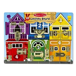 Дошка Melissa&Doug із засувками дерев'яна (MD13785) - мініатюра 5