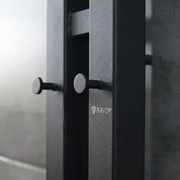 Електрична рушникосушка Navin Силует Квадро 90x1200 Sensor права, чорний муар 12-228053-3680, Чорний матовий, Праве, Електронний - мініатюра 8