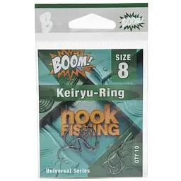 Гачок для мирної риби BOOM Keiryu-Ring №8 (10 шт/уп) (BN)