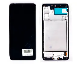 Дисплей Samsung M515 Galaxy M51 OLED (Small LCD) чорний + рамка