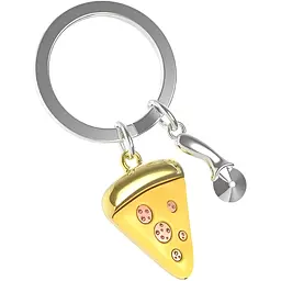 Брелок Metalmorphose Pizza with Pizza Cutter (8000020593043) - мініатюра 2
