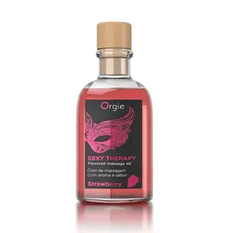 Масажна олія Orgie Lips Massage Kit Strawberry, полуниця, 100 мл - мініатюра 3