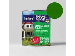 Емаль алкідна ПФ-115 BELLINI Зелений 0.9кг