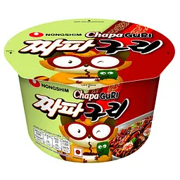Локшина Nongshim Рамен Зі смаком морепродуктів з соусом з чорних бобів Чапагурі Боул 114 г