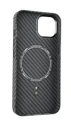 Чохол Luxo Free Air CarBon with MagSafe iPhone 13 PRO Black - мініатюра 3