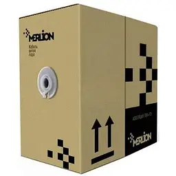 Кабель мережевий Merlion FTP 305м КНПЭп (4x2x0,5) 4Р 24AWG [СCA] cat.5e, зовнішнй, др (03504)