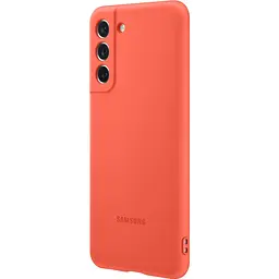 Оригінальний силіконовий чохол Silicone Cover для Samsung Galaxy S21 FE (G990) Coral EF-PG990TPEGRU - мініатюра 6