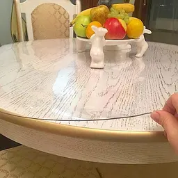 М'яке скло Прозора силіконова скатертина на стіл Soft Glass Захист для меблів 2.9х1.0м (товщина 1.5 мм) - мініатюра 4
