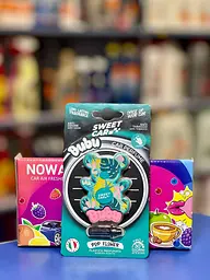 Ароматизатор автомобільний пластиковий Sweet Car Pop Flow, ведмедик, на дефлектор, на решітку кондиціонера