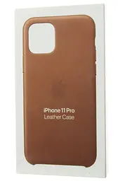 Шкіряний чохол-накладка Leather Case MWYD2ZM/A для Apple iPhone 11 Pro (5.8") Saddle Brown - мініатюра 8