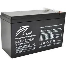 Акумулятор Ritar LiFePO4 12V [12.8V/6Ah/76.8Wh] [R-LFP 12.8V 6Ah] [152894]