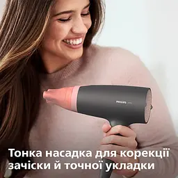 Фен Philips 3000 ThermoProtect 2100 Вт 6 режимів чорно-рожевий (BHD350/10) - мініатюра 3