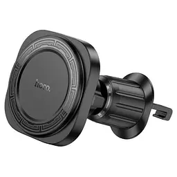 Автотримач Hoco H28 Rainbow ring magnetic car holderair outlet Чорний - мініатюра 3