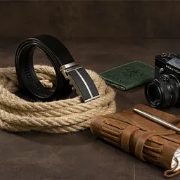 Чоловічий шкіряний ремінь Vintage 115х3,3 см acs0014797 - мініатюра 6