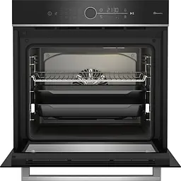 Духова шафа електрична Beko A+ дисплей конвекція телескоп 72 л нержавіюча сталь - мініатюра 2