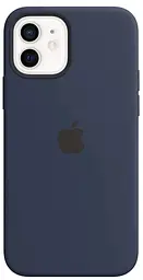 Чохол Silicone Case для Apple iPhone 12/12 Pro (Midnight Blue) АА [72353] - мініатюра 4