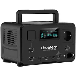 Зарядна станція Choetech BS007 400Вт (256Вт/г) AC,LiFePo4,MPPT,UPS (BS007-EU-BK)