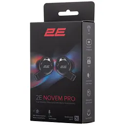 Навушники 2E Novem Pro True Wireless Waterproof Mic Black (2E-EBTWNPBK) - мініатюра 12