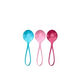 Вагінальні кульки Satisfyer Strengthening Balls, 3 шт., різнобарвний - мініатюра 3