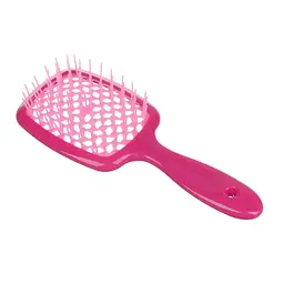 Гребінець щітка для волосся Superbrush Plus Hollow Comb Темно-розовый 86240