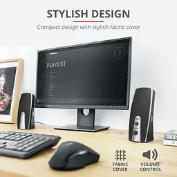 Комп'ютерні колонки Trust Mila Speaker Set Black - мініатюра 4