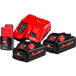Акумулятори до електроінструменту + зарядний пристрій Milwaukee M18 HNRG-302 (4933471071) [99361]