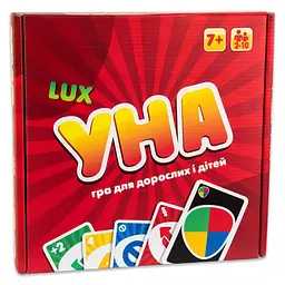 Карткова гра "УНА Lux" Strateg 30517 українською мовою 216 карток
