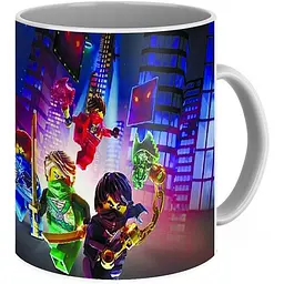 Кухоль GeekLand Ніндзяго Ninjago Poster 3 NI.01.04 330 мл білий - мініатюра 3