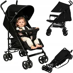 Коляска Lionelo Elia Black Onyx (LO-ELIA BLACK ONYX) - мініатюра 4