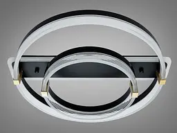 LED-люстра кільця Diasha 5248/500+300BK 75W, 4125 lm - мініатюра 5