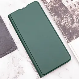 Шкіряний чохол-книжка GETMAN Elegant (PU) для TECNO Camon 19 Зелений - мініатюра 7