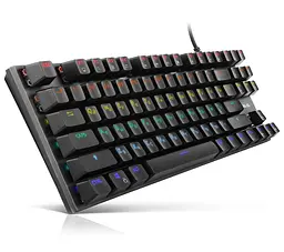 Механічна ігрова клавіатура REAL-EL M5 USB RGB Black - мініатюра 4