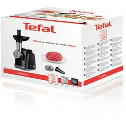 М`ясорубка Tefal Classic 1400 Вт чорна (NE105838) - мініатюра 3