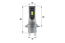 Комплект світлодіодних ламп Sho-Me F3 H7 20W - мініатюра 2