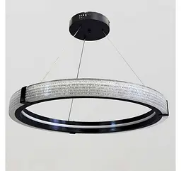 Світлодіодна люстра підвісна Artlight MB240118/60BK з чорним кільцем, 66W - мініатюра 2