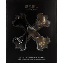 Набір: ром Bumbu XO 40% 0.7 л + 2 келихи - мініатюра 2