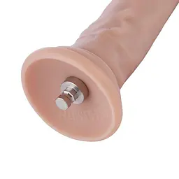 Реалістичний фалоімітатор для секс-машин Hismith 7.5″ Flexible Silicone Dildo, система KlicLok - мініатюра 8