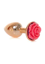 Анальна пробка Jewellery Red Gold PLUG ROSE-Pink Boss Series 64-00127 98273 - мініатюра 5