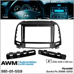Перехідна рамка Hyundai Santa Fe AWM 981-01-559 - мініатюра 5