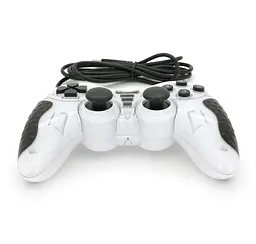 Геймпад джойстик Microkingdom 8700 DoubleShock USB White - мініатюра 1