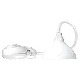 Помпа для грудей Pretty Love Breast Vibrating Massager 7 см білий - мініатюра 4