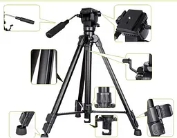 Штатив із панорамною головкою Beike QZSD Q333 [86253] - мініатюра 4