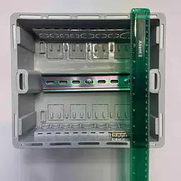 Бокс пластиковий СКІМ 09 модулів вбудований IP40 чорний прозора дверка ( С11902022 ) - мініатюра 7