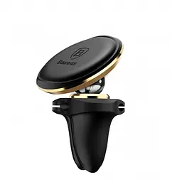 Тримач в машину Baseus Magnetic Air Vent Car Mount With Cable Clip срібний (16105) - мініатюра 10