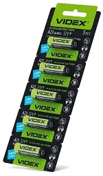 Батарейка A23 (MN21), лужна, Videx, 5 шт, 12V, Blister