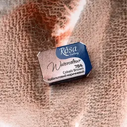 Фарба акварельна Кобальтовий коричневий (784) 2.5 мл Rosa Gallery - мініатюра 3